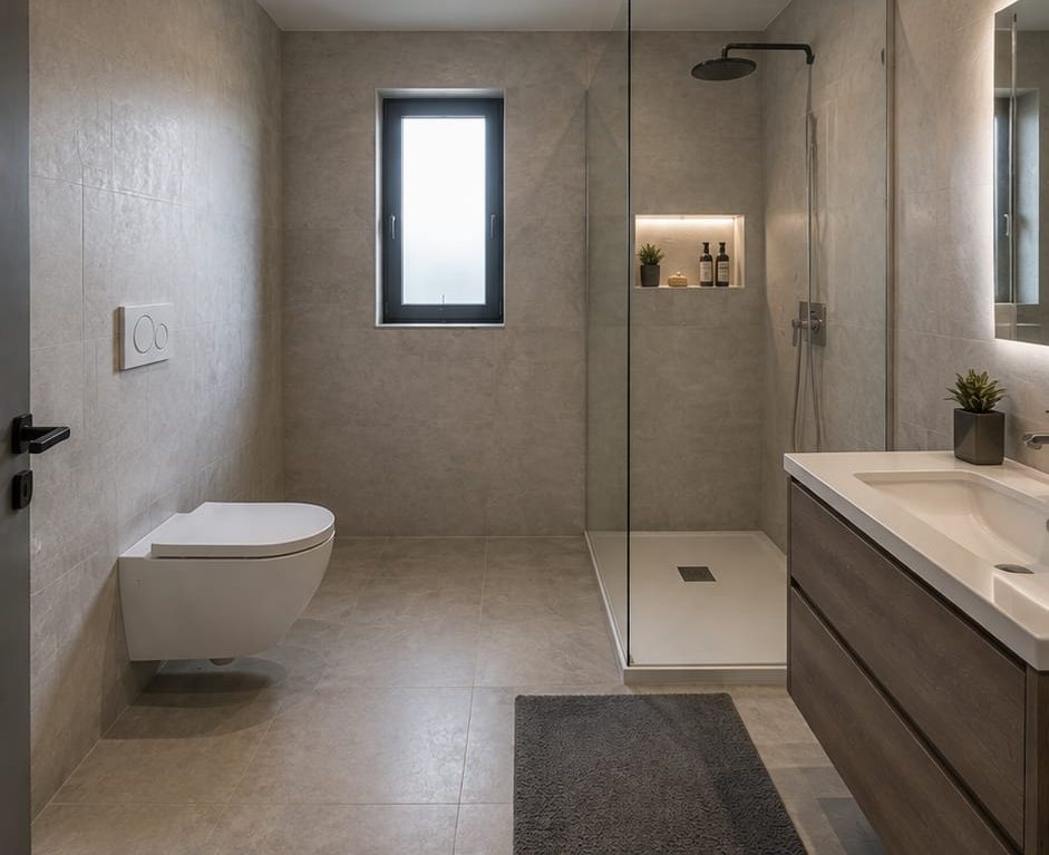Bathroom fully refitted by ARQON