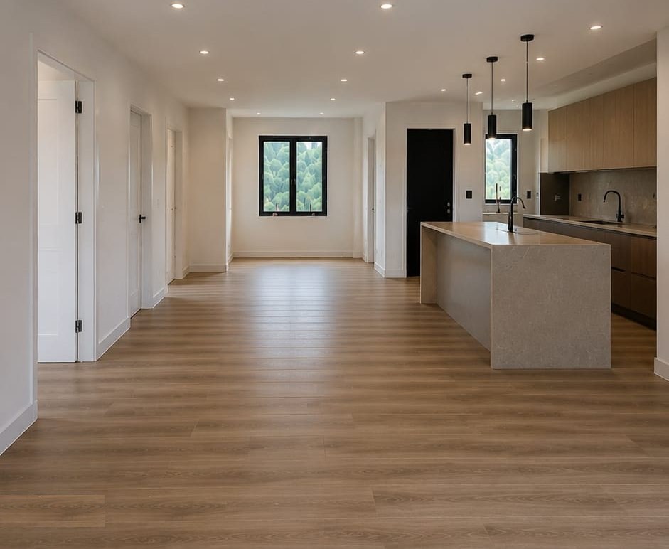 Open-plan kitchen fully renovated by ARQON